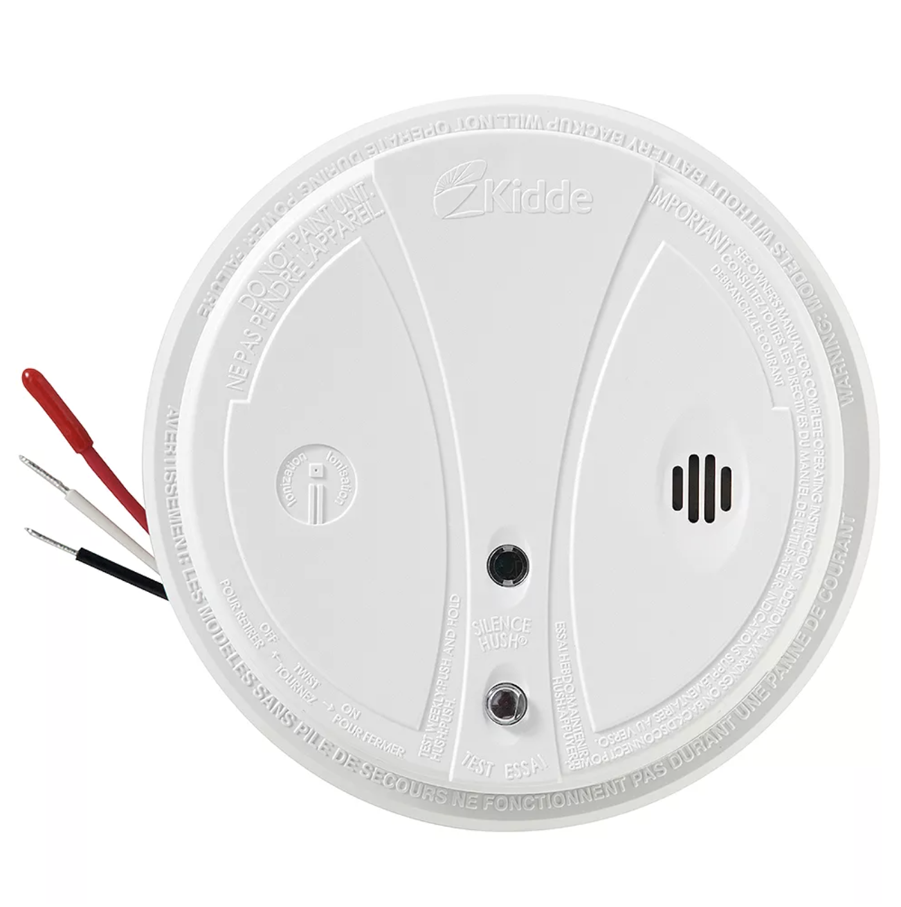 Kidde 120V AC Smoke Alarm with 9V Battery Backup